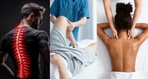 Upper Back Pain being treated by chiropractic, physiotherapy and massage therapy